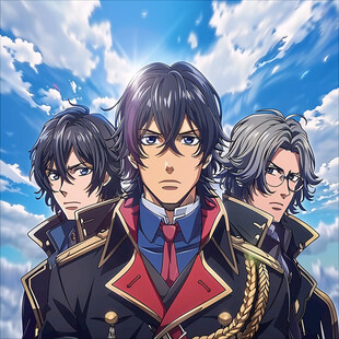 次元漫剧原创演示主视觉海报